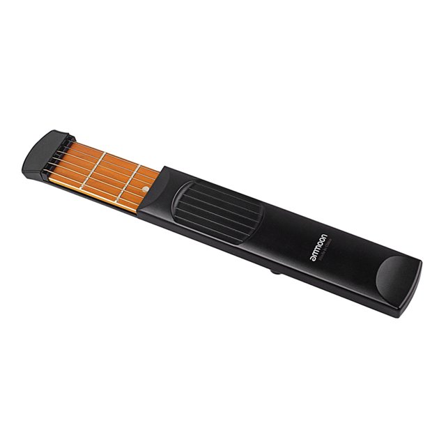 Guitarras de bolsillo ammoon Portátil de Bolsillo de la Guitarra Acústica Herramienta Práctica Acorde Gadget Entrenador de 6 Secuencias 6 Fret Modelo para el Principiante Meterk Guitarras de bolsillo