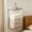 Gray-GY, variant on Clear Mesh Storage Bag Organizer, Quilts Clothes Towels Bedding Dust Proof with Hook Handle for Closet Bedroom Travel