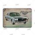 thumbnail image 4 of Póster de coche Ford Mustang Shelby Cobra vintage, letrero de metal, decoración de habitación del hogar, decoración de pared de garaje, placa de metal, 4 of 5
