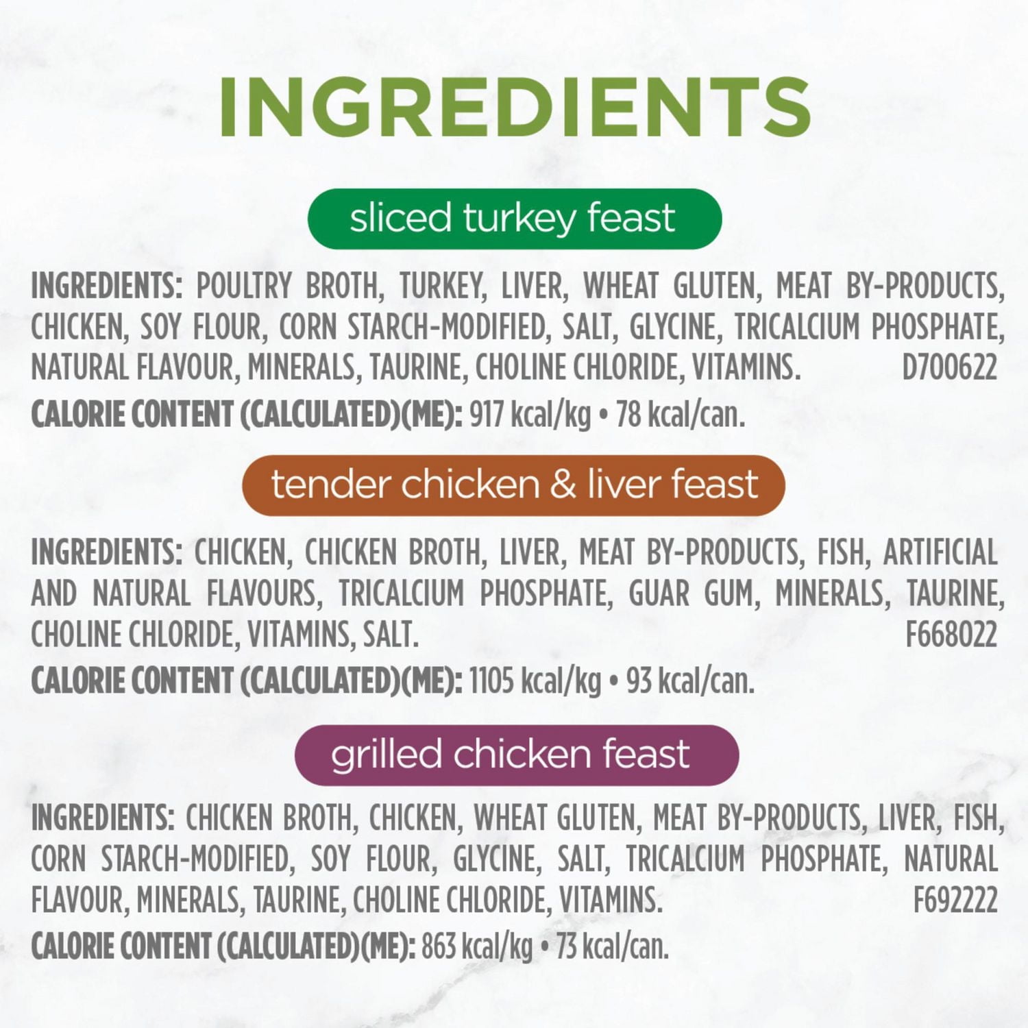 Fancy Feast Poultry Pleaser Sliced, Pâté, Grilled Variety Pack, Wet Cat Food 85 g x 12, 12 X 85g