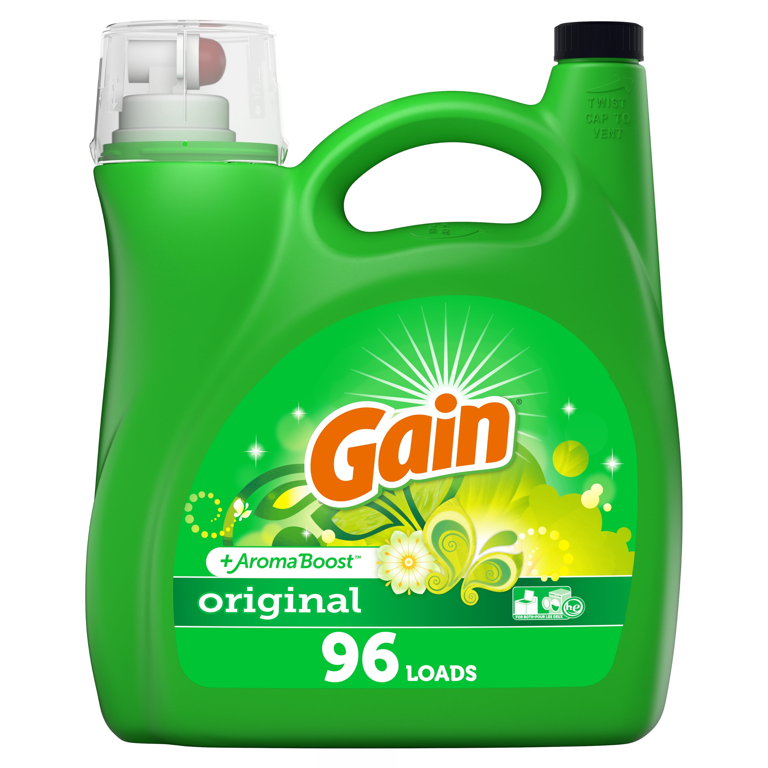 Gain Original HE 96 Loads Liquid Laundry Detergent 150 Fl Oz