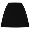 thumbnail image 5 of Womens 16" Skorts Tennis Golf Skirt with Pockets Ruffled Stretchy High Waisted Athletic Running Skirts, Black 2XL, 5 of 8