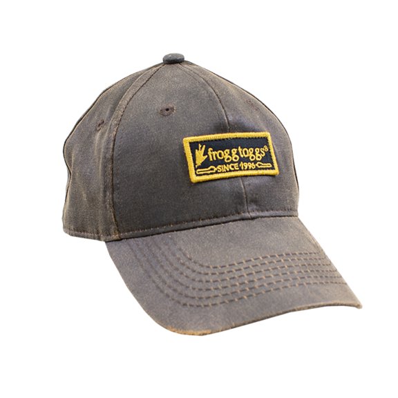 Frogg Toggs Men's Since 1996 Cap | Solid Brown with Frogg Toggs Patch | Adjustable
