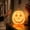 White, variant on Halloween Light Up Pumpkin Lantern with "Happy Halloween" Letter Sound Activated RGB LED Jack O Lantern Hollow Carved LED Pumpkin Decor Fall Thanksgiving Table Centerpiece for Home Decoration