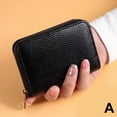 thumbnail image 4 of PU Leather Card Holder Wallet for Women & Men - Slim Credit Card Organizer Pouch, Mini ID Card Holder for Daily Use, Travel, Dating, 4 of 8