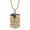 Gold Color, variant on Hip Hop Bling Iced Out 14K Yellow Gold American Flag Eagle Square Golden Silver Color Pendants Necklace for Men Rapper Jewelry
