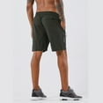 thumbnail image 2 of Men's Workout Running Shorts Sports Fitness Gym Training Quick Dry Athletic Performance Shorts with Zip Pockets, 2 of 7