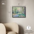 thumbnail image 5 of Serenity Rustic Chic Farmhouse Canvas Wall Art by Art Remedy, Black Floater Frame, 20"x16", 5 of 7