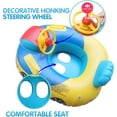 thumbnail image 4 of Flotador de piscina para bebé con asiento engrosado actualizado 2021, flotador de natación para bebé, flotador de natación infantil para niños de 3 meses a 3 años, 4 of 5