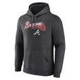 thumbnail image 2 of Men's Charcoal Atlanta Braves Team Lockup Hoodie, 2 of 3