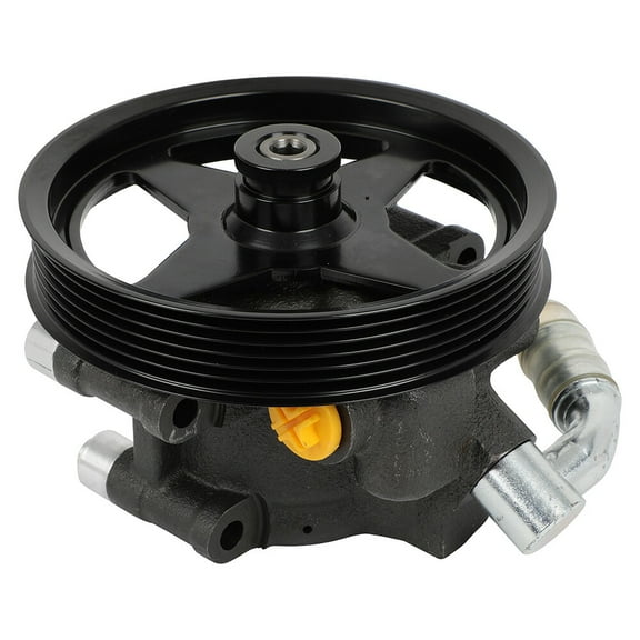 Power Steering Pump w/ Pulley For Ford F-150 2004-2008 Lincoln Mark LT 2006-2008