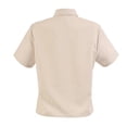 thumbnail image 2 of Blusa Camisera George para Mujer, Manga Corta y Botones Al Frente Beige Talla EG, 2 of 4