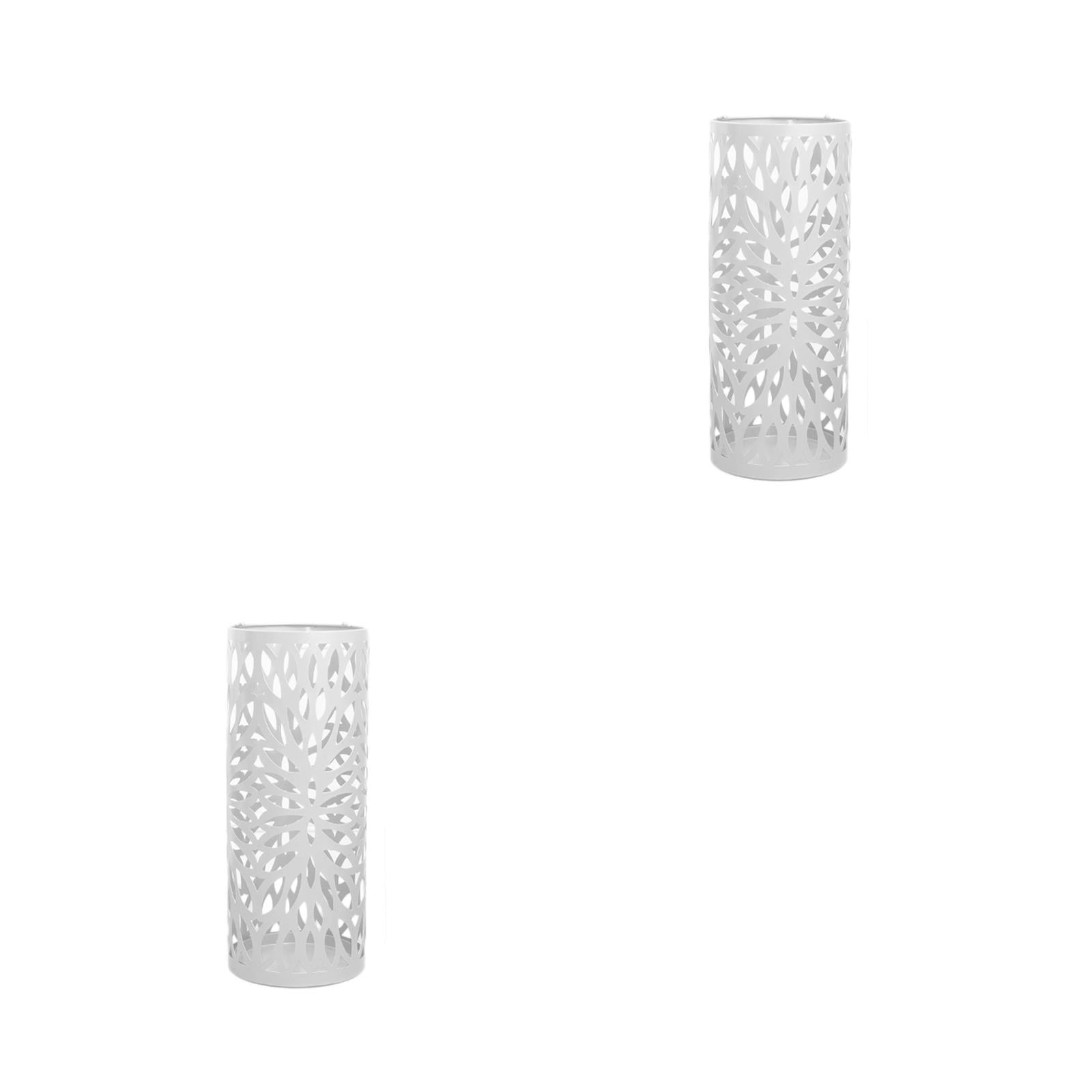 MLINS Set of 2 Stake Lightweight Umbrella Holder Office 49.00X19.00X19.00CM White