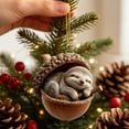 thumbnail image 2 of 3 Pcs Rustic Woodland Christmas Ornaments, Acrylic Acorn Hanging Decorations, Forest-Inspired Holiday Decor for Christmas Trees, Wreaths, Garlands and Farmhouse Displays, 2 of 8