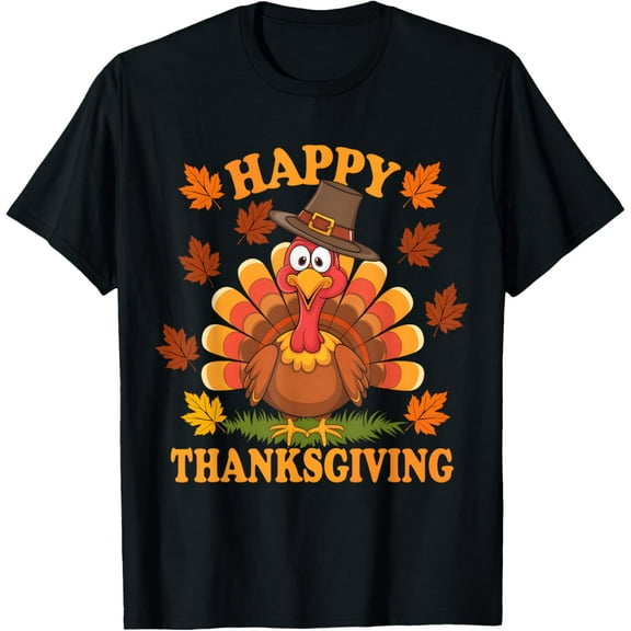 Premium model-Unisex-100% cotton-Happy Thanksgiving Funny Turkey Family Dinner Thanksgiving T-Shirt
