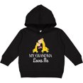 thumbnail image 2 of Inktastic Grandma Loves Me Girls Giraffe Granddaughter Toddler Hoodie, 2 of 4