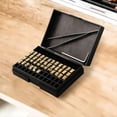 thumbnail image 4 of 120PCS Hot Stamp Copper Letters, Thermal Ribbon Printing Font Characters for Manual Electric Coding Machine,1 * Hot Stamp Copper Letters set, 4 of 7
