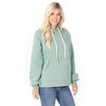 thumbnail image 3 of Simply Fashion Hoodie Kangaroo Pocket SweatShirts,L.GREEN,SMALL, 3 of 3