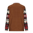 thumbnail image 3 of Manches pour Hommes, Manches Longues pour Hommes, Mode Décontractée Col Montant Cradation Imprimé Ethnique Rétro Chandail à Fermeture Éclair Sweat à Manches Longues, 3 of 5