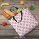 thumbnail image 5 of Fotbe Pink Disco Ball Bolsa Tote con Estampado para Mujer, Bolsos con Cremallera, Bolsa de Hombro Casual de Gran Capacidad con Bolsillos Internos, 5 of 7