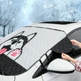 thumbnail image 3 of SPRING PARK Sun Visor Security Design Thermolytic Cute Husky Car Sunshade For Winter, 3 of 7