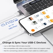 Gray USB to USB C Adapter 2 Pack,USB C Female to A Male Charger Type C Converter for Apple Watch Ultra iWatch 7 8 SE,iPhone 14 13 12 11 Plus Pro Max Mini,AirPods,iPad Air,Samsung Galaxy S23 S22