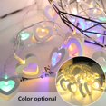 thumbnail image 4 of Christmas Light Wooden Pendant Five-pointed Star Christmas Lights Wooden Pendant Light String with Led Love Five-pointed for Festive for Christmas, 4 of 8