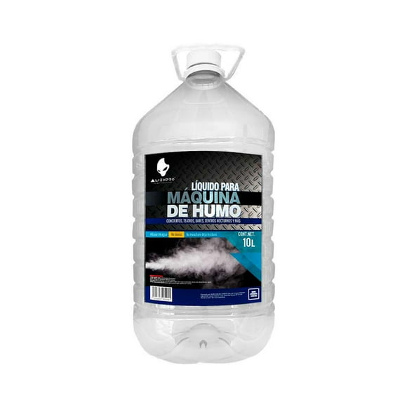 Líquido Cámara Humo Alienpro Base Agua No Tóxico 10 litros blanco