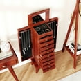 thumbnail image 4 of Patiojoy 9 Drawers Storage Box Chest Stand Amior Jewelry Cabinet Necklace Holder Brown, 4 of 9