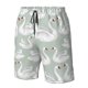 thumbnail image 4 of Balery White Birds Traje de Baño Estilo Hawaiano para Hombre, Shorts de Secado Rápido con Bolsillos-3X-Large, 4 of 6