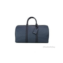 Michael Kors Harrison Admiral Signature PVC Duffle Travel Weekend Luggage Bag