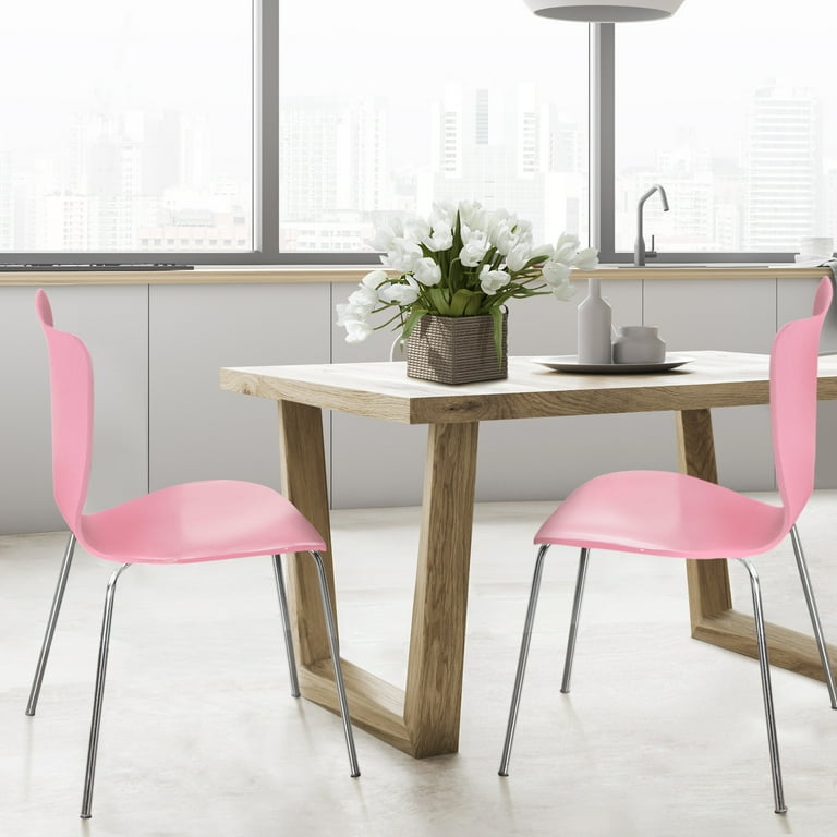 Legare Furniture Bent Plywood Chair Pink Modern Bentwood Dining Chair Kids Chair Office Chair