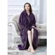 thumbnail image 5 of Bata larga para mujer, bata de baño de felpa suave y cálida, ropa de dormir para mujer, pijama, camisón, 5 of 5