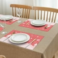 thumbnail image 5 of Merry Christmas Winter Tree Winter Placemats Set Of 4 Heat-resistant Placemats 12 X 18 Inch Seasonal Farmhouse Holiday Rustic Decoration for Kitchen Dining Table,Kitchen Table Mats, 5 of 5