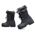 thumbnail image 2 of Kushyshoo Snow Boots Lined Waterproof Black Winter Boot Little Kid Size 13, 2 of 7