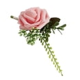 thumbnail image 4 of Cesta de mimbre tejida con rosas para dama de honor con ramillete de flores con clip Canasta Rosa Rosa Amarilla, 4 of 9