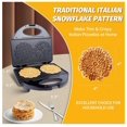 GnHoCh Pizzelle Maker with NonStick Coating, Electric Pizzelle Cookie Baker Press with