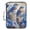 Bluebirds on Wooden Fence and Flower, variant on Haosy Accordion File Organizer Zipper Binder 500 Sheet 6-Tab Expanding File Folder Multi-Pocket 1.2 Inch 3 Ring Emerald Green with Golden Glitter