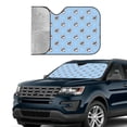 thumbnail image 2 of Yiaed French Bulldog2 Print Car Windshield Sunshade Front Auto Car Front Window Sun Shade Foldable Sun Visor Shield Cover Auto Accessories for Sedan SUV Truck-Small, 2 of 5