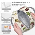 thumbnail image 3 of Easygdp Grapes Bbottles Wine Bolsa de Almuerzo Insulada Grande, Forro de Aluminio, Diseño Espacioso, a Prueba de Fugas, Ideal para Trabajo, Picnics, Viajes y Actividades al Aire Libre, 3 of 6