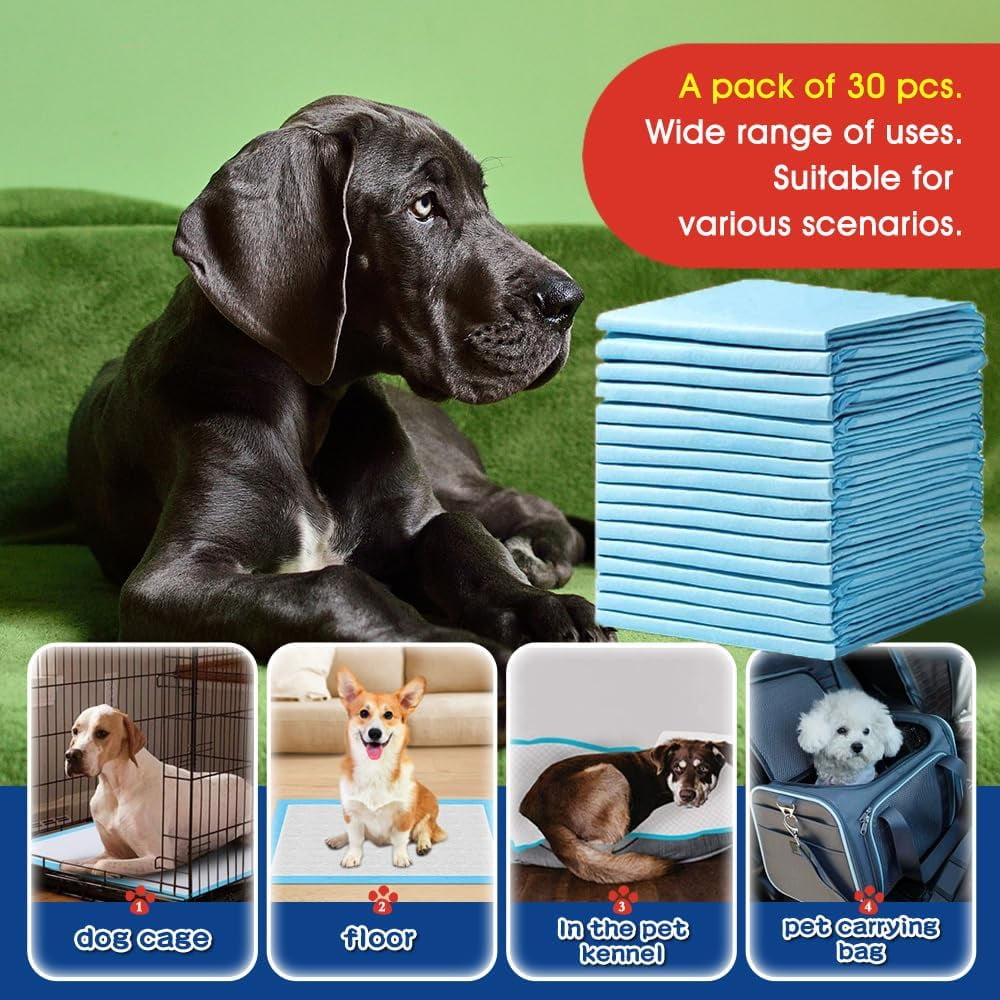 NEZO Extra Large 6-Layer Training Pet Training Pads, 34 x 46 Inches, 120 Count