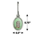 thumbnail image 4 of Sesame Street Trash Can Oscar the Grouch Antiqued Oval Charm Clothes Purse Suitcase Backpack Zipper Pull Aid, 4 of 5