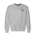 thumbnail image 2 of Women's  Heather Gray Washington Huskies Classic Merry Christmas Tree Crewneck Sweatshirt, 2 of 3