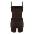 thumbnail image 4 of Pxiakgy pants for women Strapless Shortie Bodysuit for Women Shapewear Seamless Body Shaper with Removable Straps women's pants work pants women Brown + S, 4 of 8