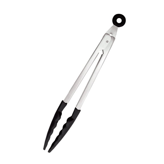 J.A. Henckels International 9" Stainless Steel Silicone Tongs