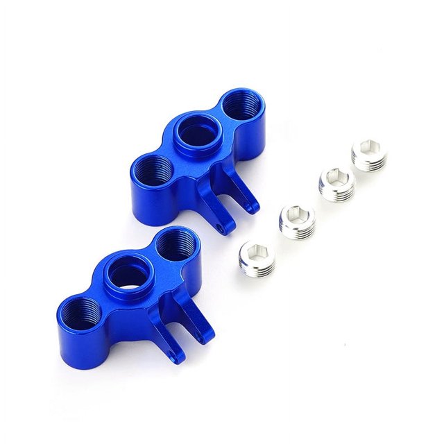 mmirethe RCGOFOLLOW 1/16 Aluminum Alloy Durable Steering Hub Carrier Steering Block For SLASH RC Car Part Dark Blue