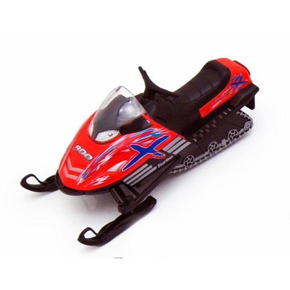 5.5" Kinsfun Snow Turbo Diecast Model Toy Pull Back Action Orange