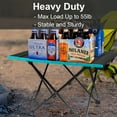 Portable Camping Side Table, Ultralight Aluminum Folding Beach Table