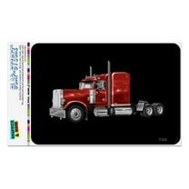 Semi Tractor Trailer Truck Trucker Home Business Office Sign