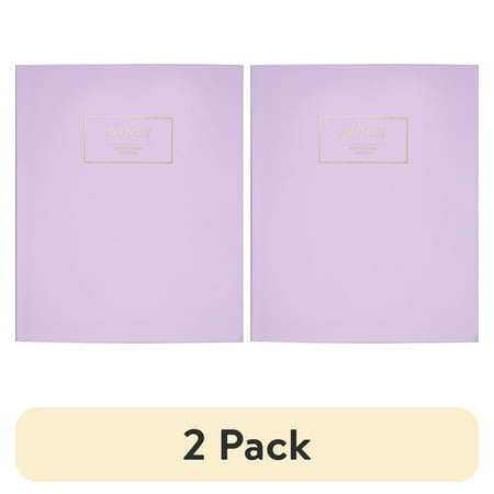 (2 pack) Cambridge Work Style Casebound Large Fashion Notebook Lavender - Meeting